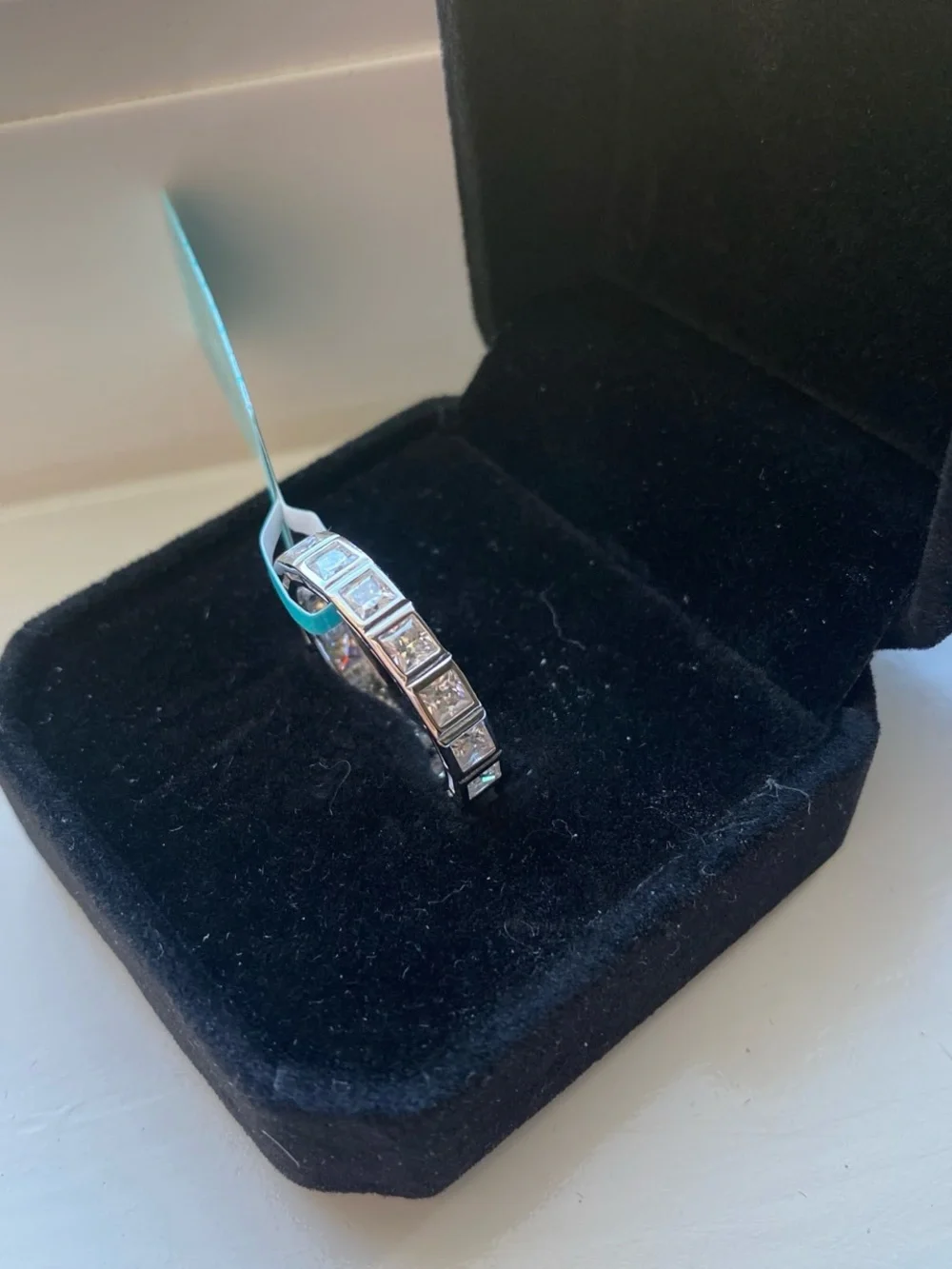 Moissanite Eternity Band Size 6